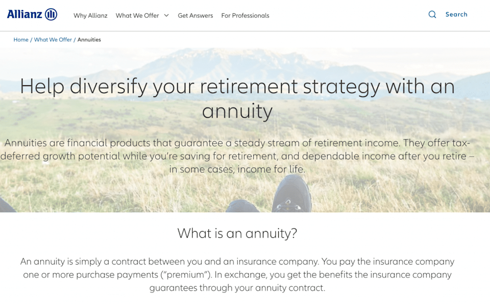 Allianz Life of North America Fixed Annuity